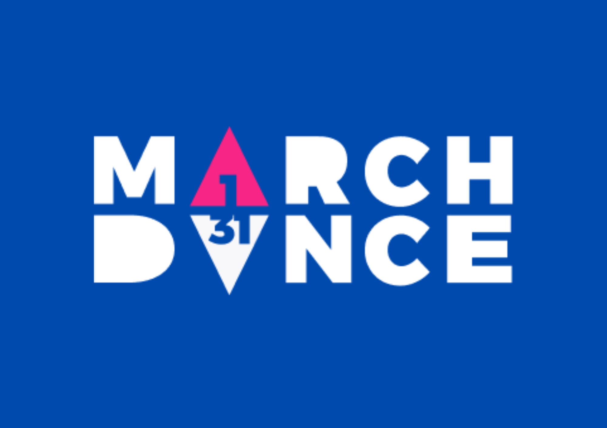 Logo that reads March Dance